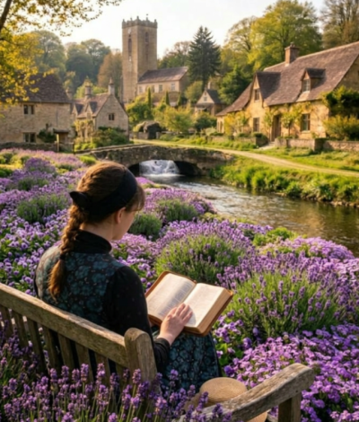 In an English country garden